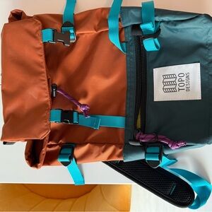 Topo Designs Small Two-Tone Backpack NWOT
